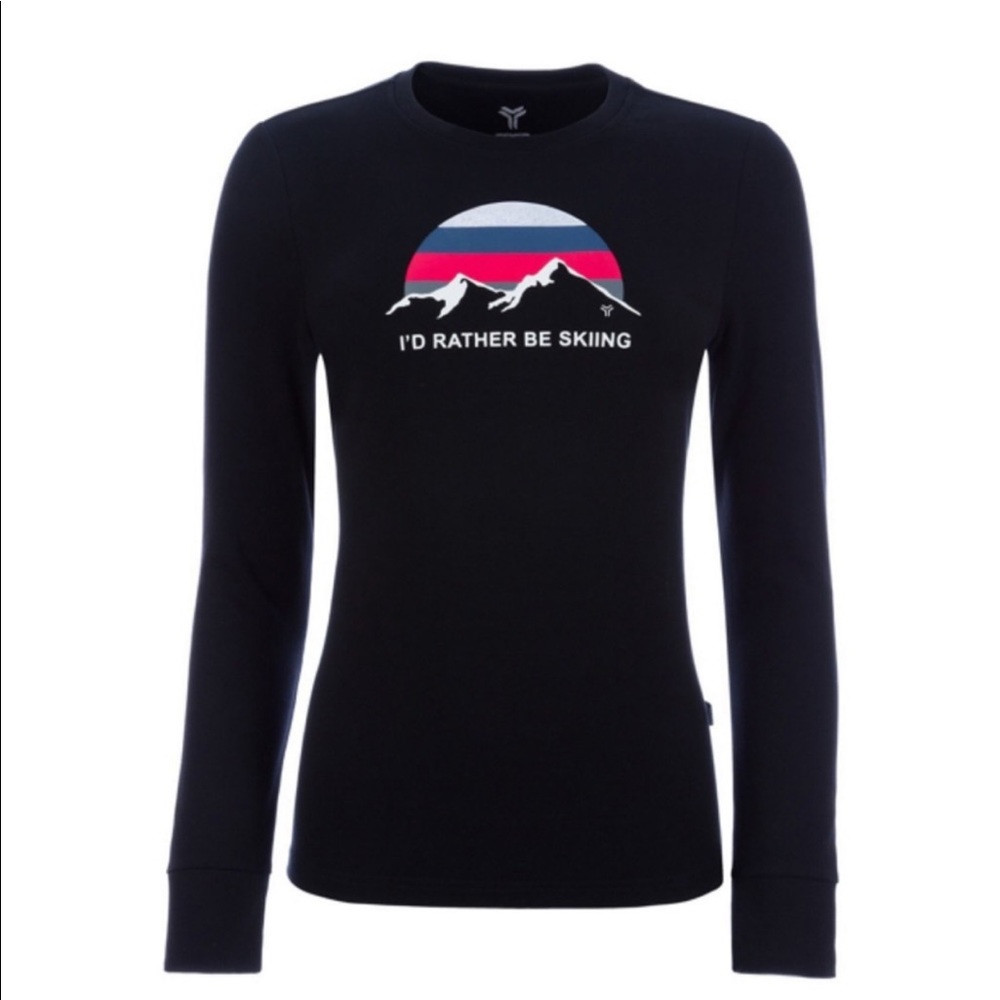 NWT FERA “I Rather Be Skiing” Shirt (L)